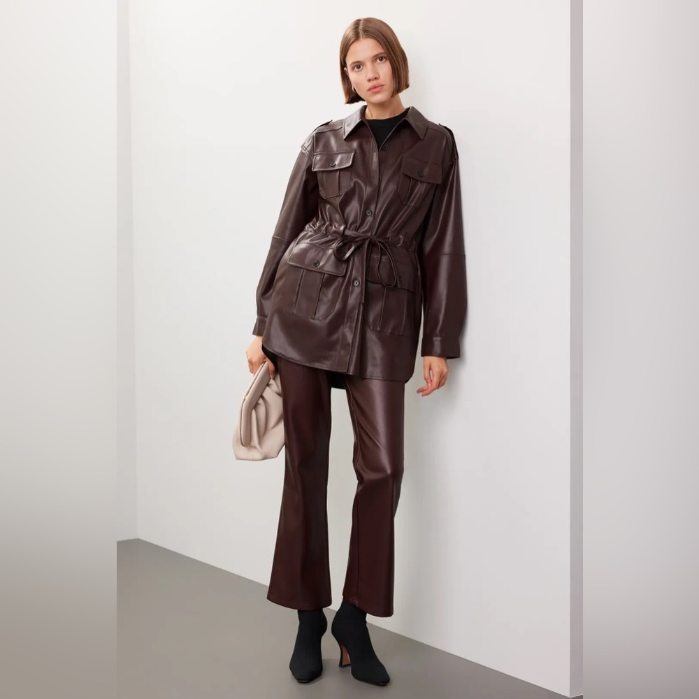 Moving and need to clear out! Marissa Webb Faux Leather Jacket